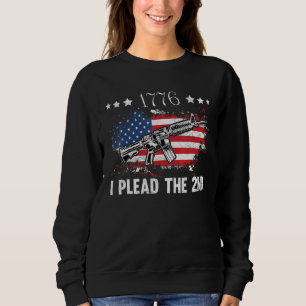Sweatshirt Je Pousse Le 2E Amendement Pro-Gun Ar-15 Rifle Ame