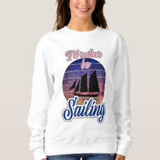 Sweatshirt Je préfère naviguer