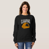 Sweatshirt Je Préférerais Camping Pour Un Camping (Devant entier)