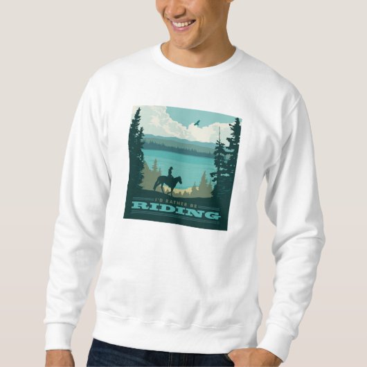 Sweatshirt Je Préférerais Me Rendre (Devant)