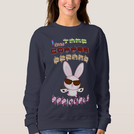 Sweatshirt Je Prends Mes Pause Café Au Sérieux (Devant)