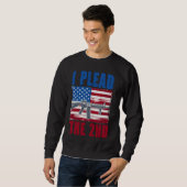 Sweatshirt Je présente les 2ème amendements Droits (Devant entier)