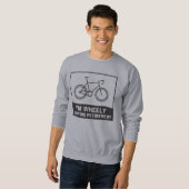 Sweatshirt Je profite de la retraite amusante Vélo à vélo (Devant entier)