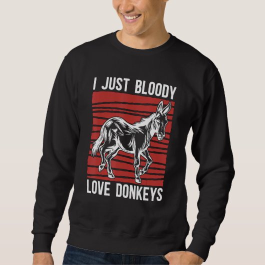 Sweatshirt Je raffole tout simplement des animaux de ferme ân (Devant)