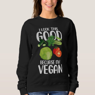 Sweatshirt Je regarde ça bien parce que je suis Vegan