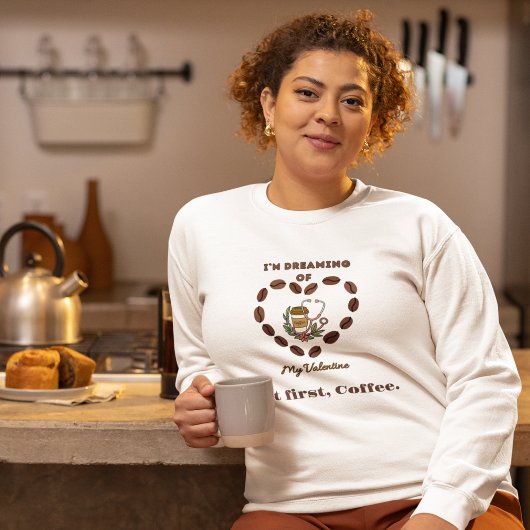 Sweatshirt Je rêve de ma Saint Valentin