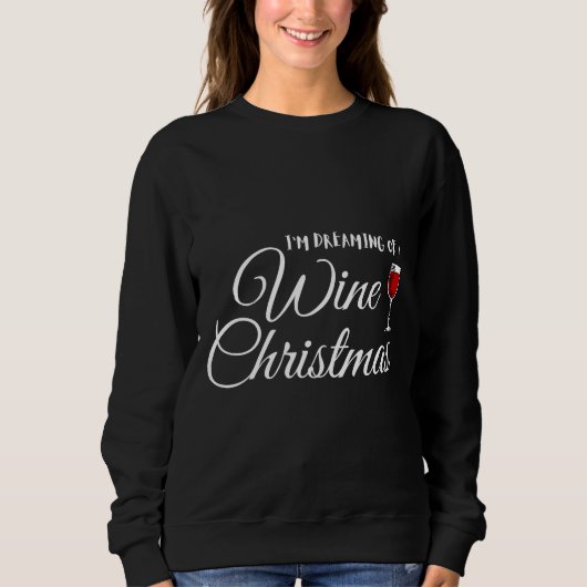 Sweatshirt Je Rêve D'Un Vin Noël 63 (Devant)
