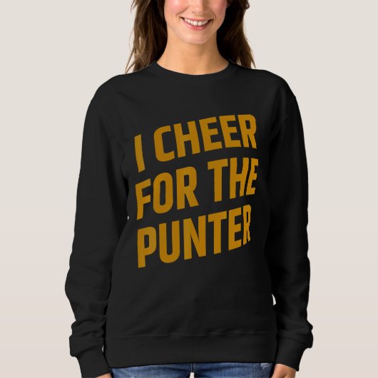 Sweatshirt Je Salue Le Punter (Devant)