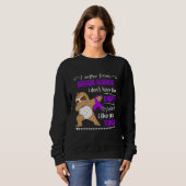 Sweatshirt Je souffre de migraine mal de tête Je n'ai pas d'é (Devant entier)