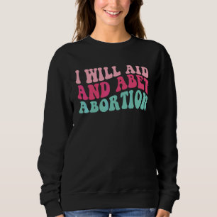 Sweatshirt Je soutiendrai et faciliterai les droits des femme