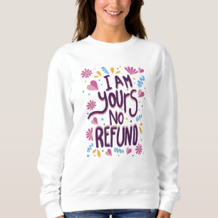 Sweatshirt Je suis à vous sans remboursement