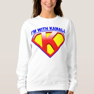 Sweatshirt Je suis avec Kamala Emblem Crest