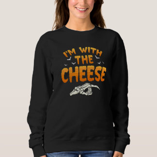 Sweatshirt Je Suis Avec Le Fromage Costume De Couple Hallowee
