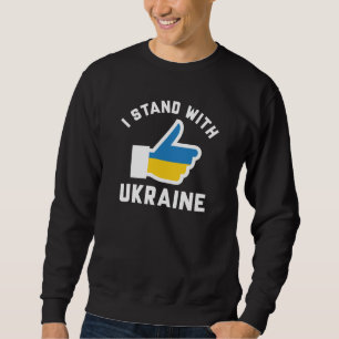 Sweatshirt Je Suis Avec L'Ukraine