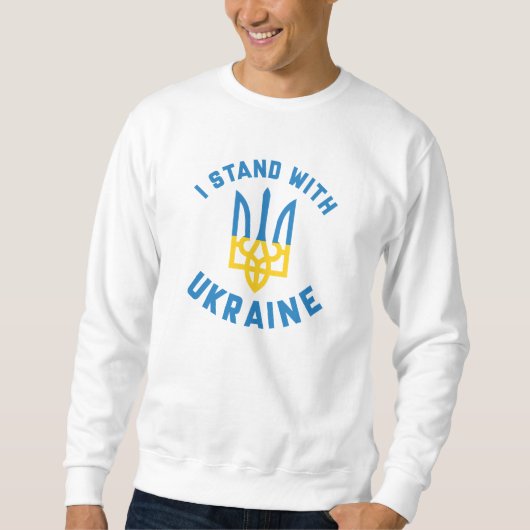 Sweatshirt Je Suis Avec L'Ukraine (Devant)