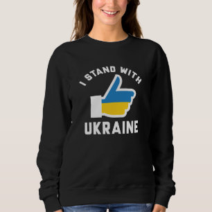 Sweatshirt Je Suis Avec L'Ukraine
