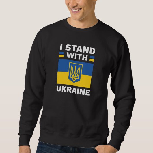 Sweatshirt Je Suis Avec L'Ukraine (Devant)