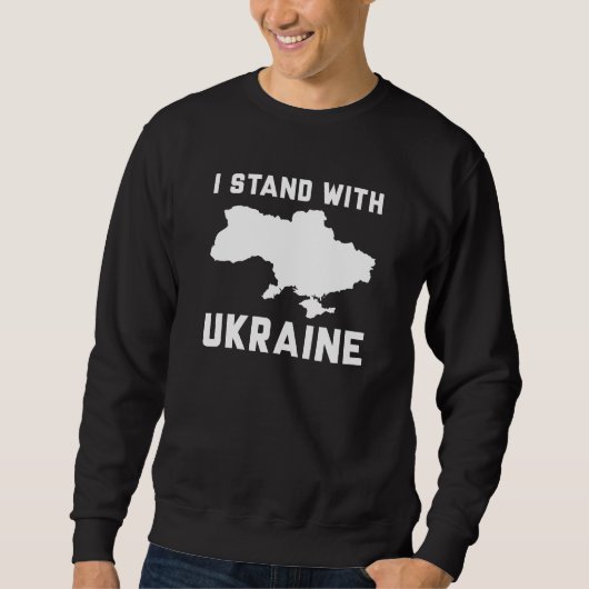 Sweatshirt Je Suis Avec L'Ukraine (Devant)