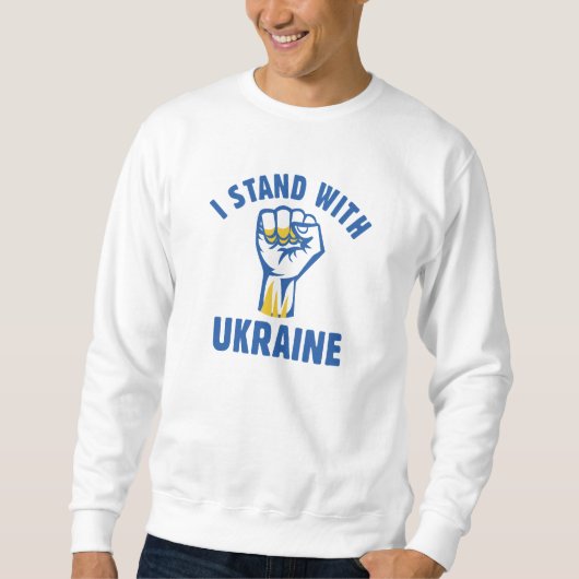 Sweatshirt Je suis avec l'Ukraine (Devant)