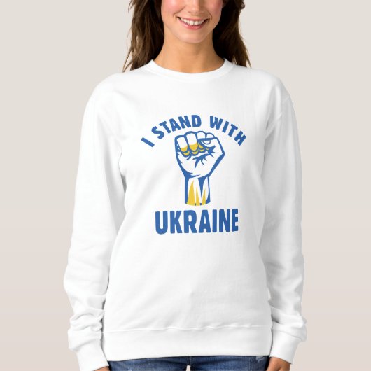 Sweatshirt Je Suis Avec L'Ukraine (Devant)