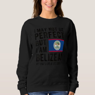 Sweatshirt Je suis Belizean Flag Belize Heritage Belizean Roo