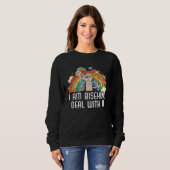 Sweatshirt Je suis bisexuel, acceptez-le Fierté bisexuelle Bi (Devant entier)