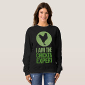 Sweatshirt Je Suis Chicken Ex (Devant entier)