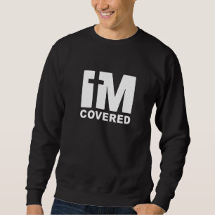 Sweatshirt Je suis couvert Croix gracieuse fidèle Christian R