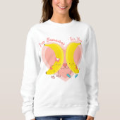 Sweatshirt Je suis des bananes pour vous (Devant)