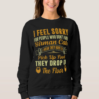 Sweatshirt Je Suis Désolé Pour Les Gens Qui N'Ont Pas De Chat