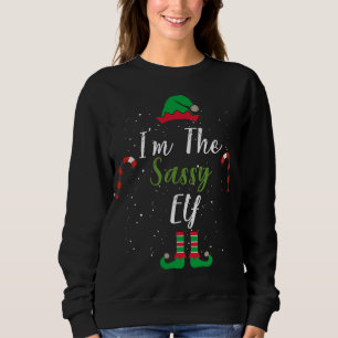 Sweatshirt Je suis elf de radiologie Noël correspondant Médic