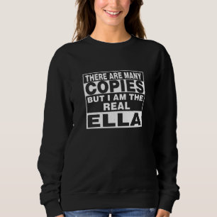 Sweatshirt Je Suis Ella Funny Cadeau Personnalisé Personnalis