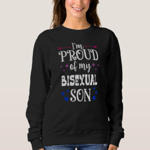 Sweatshirt Je suis fière de mon fils bisexuel Lgbtq Affirmant