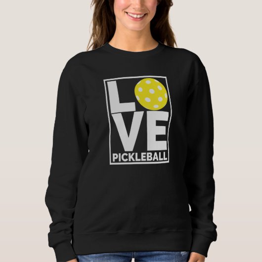 Sweatshirt Je Suis Fou de Pickleball Et Vous (Devant)