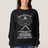 Sweatshirt Je Suis Grand-Mère De Tennis Comme Une Normale Sau (Devant)