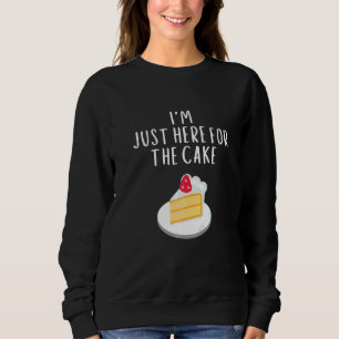 Sweatshirt Je suis juste ici pour le costume de fête de maria