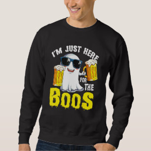 Sweatshirt Je suis juste ici pour les huées Citrouille de Ha