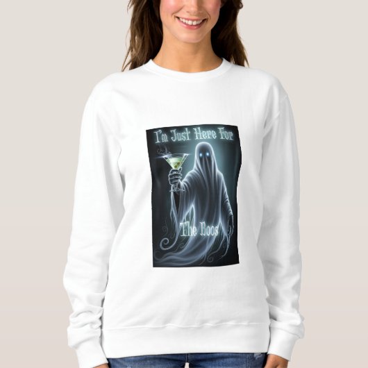 Sweatshirt Je suis juste là pour les Boos (Devant)