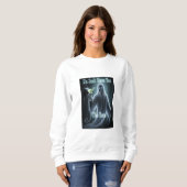 Sweatshirt Je suis juste là pour les Boos (Devant entier)