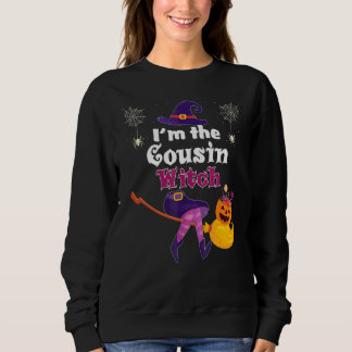 Sweatshirt Je Suis La Famille De Bonbons Citrouille Balai Sor