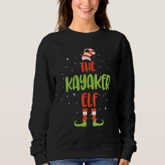 Sweatshirt Je suis la famille de lutin kayakiste tenue de Noë