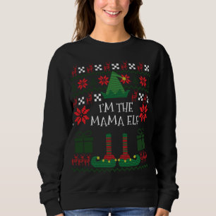 Sweatshirt Je suis la famille Joyful Elf Matching Funny Chris