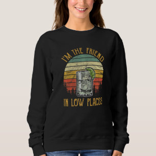 Sweatshirt Je suis L'Ami En Basse Endroits Musique Country