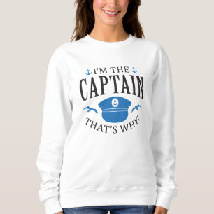 Sweatshirt Je suis le capitaine