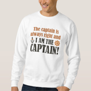 Sweatshirt Je Suis Le Capitaine