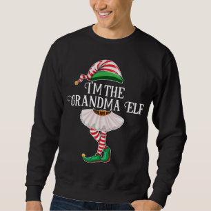 Sweatshirt Je suis le costume de jumelage Cool Elf de grand-m