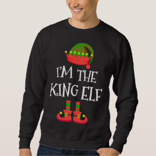 Sweatshirt Je suis le costume d'elfe de Noël de la famille Hi