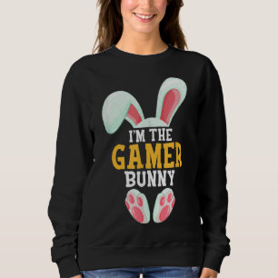 Sweatshirt Je suis le lapin Gamer - Funny Matching Famille Pâ