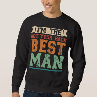 Sweatshirt Je suis le meilleur homme Groomsman
