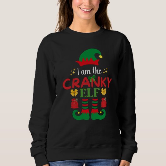 Sweatshirt Je suis l'elfe crétin (Devant)